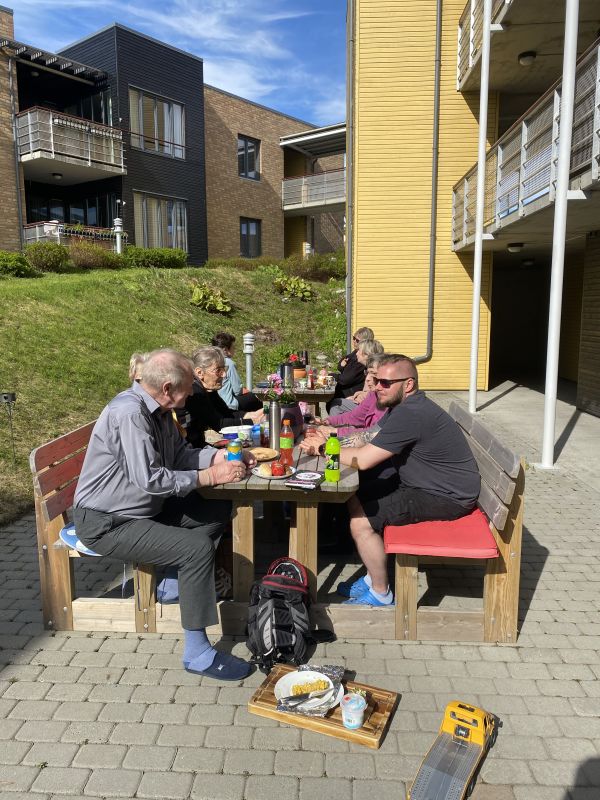 Felles grilldager, meget sosialt