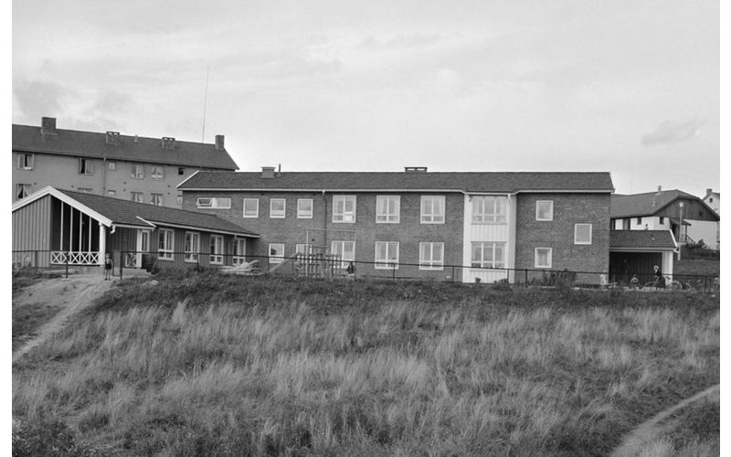 Stiftelsen Husmødrenes Barnehager satte tidlig i gang med barnehage for borettslagets barn.