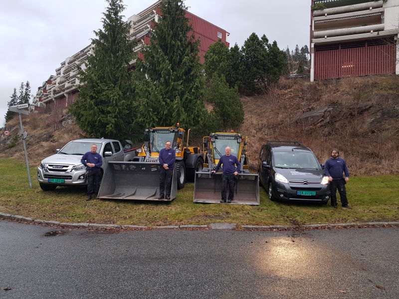 Våre dyktige vaktmestere og deres arbeidshester