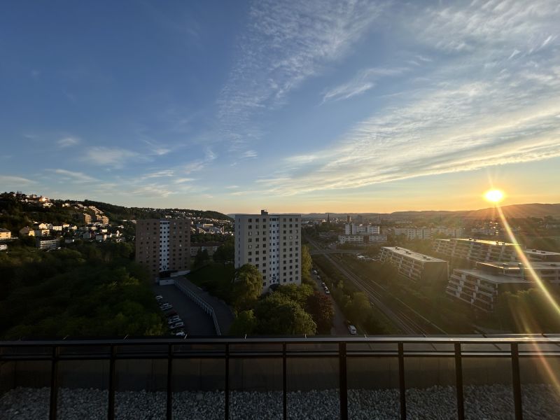 Utsikt fra takterrasse A