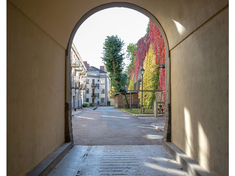 Portal mot Midtre gård - Uelands gate 34-44